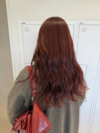 セミロング カラー ヘアアレンジ funa/京都河原町 /艶髪/暖色のヘアスタイル