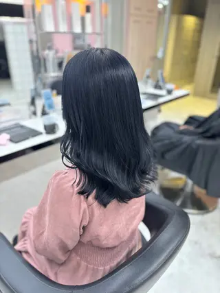 カラー 💙ハイトーン韓国風 色白ヘア💙manaのヘアスタイル