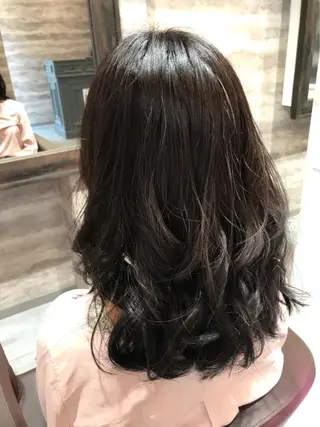 セミロング カラー 🫟Blanco🫟 Color&Careのヘアスタイル