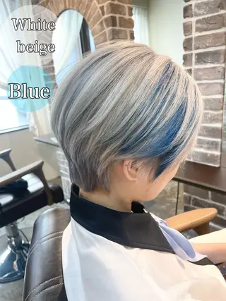 ショート カラー ACROあべの店所属・艶カラー/インナー /グラデ/大西小百合のヘアスタイル