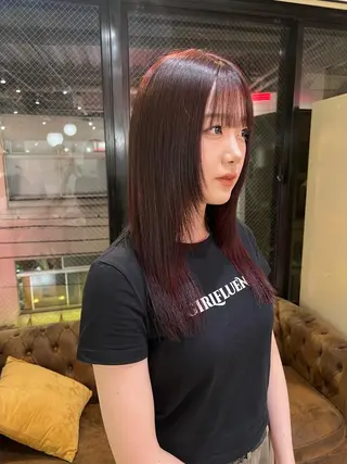 ミディアム 💥ウルフカット デザインあんな💥のヘアスタイル