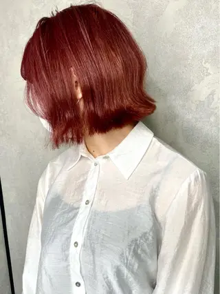 ミディアム 艶カラー YOSHIMURAのヘアスタイル