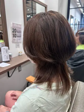 ミディアム レイヤー/韓国/ ハッシュ/高田翼のヘアスタイル