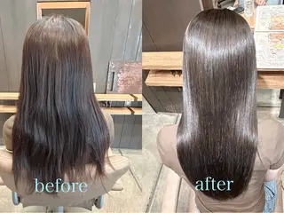 セミロング 美髪縮毛矯正/ 髪質改善/愛敬響のヘアスタイル