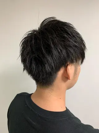 ショート メンズ ウスイマイコ カット/ケアカラーのヘアスタイル