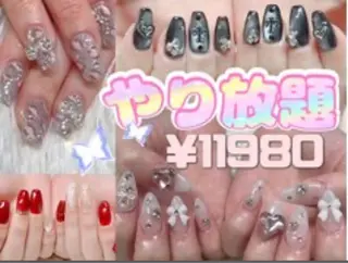 ネイル パッチリオメメ Lianaのネイルデザイン