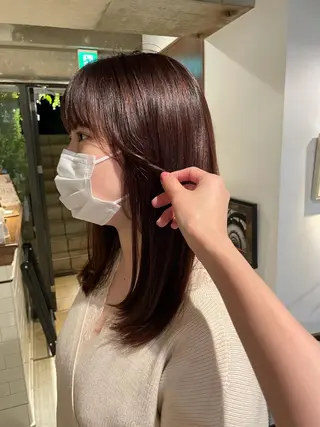 ミディアム カラー まつ毛パーマ🐏 NANAMIのマツエク・マツパデザイン