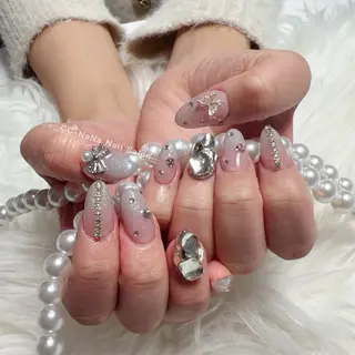 ネイル 💎CC・NaNa 韓国風ネイル🌙Cのネイルデザイン