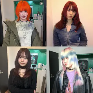 セミロング ハッシュカット🎀 MIYU💖のヘアスタイル