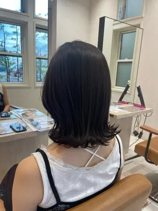 ミディアム カラー 海老名で韓国風 HANA🌷のヘアスタイル