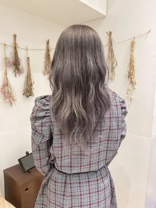 セミロング カラー はだゆうき @hadadan08のヘアスタイル