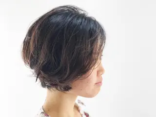 ショート パーマ Strawberry所属・原田 志保のヘアスタイル