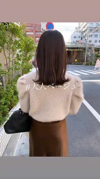 ミディアム また会いたくなる 美容師【KENTA】のヘアスタイル