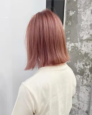 ミディアム カラー ツガミ リナのヘアスタイル