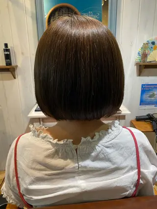 ミディアム 縮毛矯正⭐️ TAKAHIROのヘアスタイル