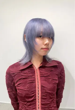 ミディアム GO TODAY SHAiRE SALON 原宿本店所属・REINA/ブリーチ /ハイトーン/原宿のヘアスタイル