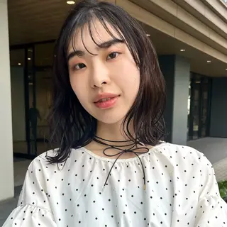 ミディアム かわいいを＋🎀🤍 上品hair/ 星愛のヘアスタイル