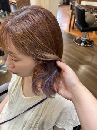 ショート カラー レイヤー/透明感 カラー🫧‪平井のヘアスタイル