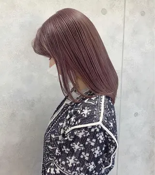 セミロング ブリーチソムリエ認定 梅田茶屋町Eir辻のヘアスタイル