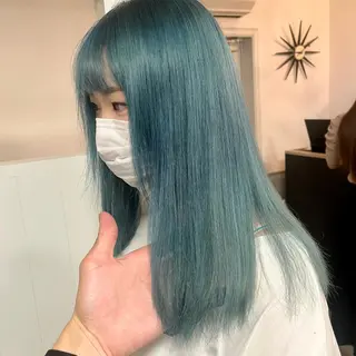 セミロング カラー ボブ& 髪質改善FUMIYAのヘアスタイル