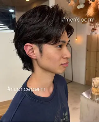 パーマ メンズ vince gio 彩織のヘアスタイル