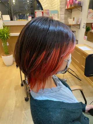 ミディアム ✨シルクストレート✨ 美髪髪質改善Yukiのヘアスタイル