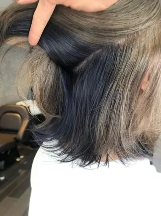 カラー Mayo/ダブルカラ メンズカット/カラーのヘアスタイル