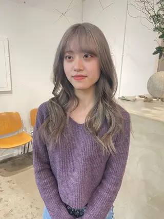 ロング カラー Terve.竹内 視咲のヘアスタイル