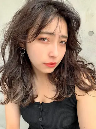 カラー 大人っぽ♡上品な暖色 ♡ブリーチなし♡のヘアスタイル