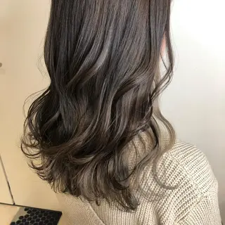 セミロング カラー ヘアアレンジ マツエク・マツパ Noah's　Ark所属・透明感カラー🫧ヘア セット🫧松本菜月の眉毛・アイブロウイメージ