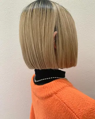 ショート hub hair レイヤー/透明感のヘアスタイル