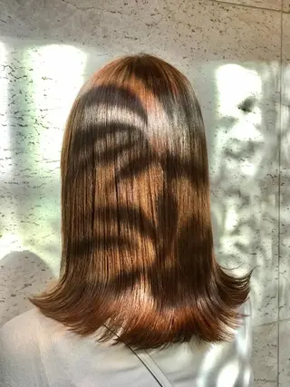 セミロング 13日案内◎ 💐🤍理保のヘアスタイル