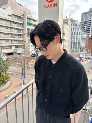 パーマ メンズ ゆい/パーマ/レイヤ ー/似合わせカラーのヘアスタイル