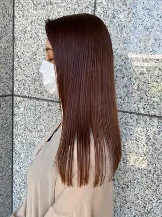 ミディアム カラー ✂︎透明感カラー特化 /日和優真✂︎のヘアスタイル