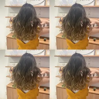セミロング カラー 【カラー指名No 1✨】HIBIKIのヘアスタイル
