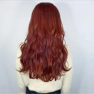 ロング カラー ヘアアレンジ 韓国レイヤーカット/ 儚げカラーチナツのヘアスタイル