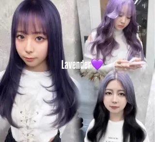 ロング カラー ミルクティー/透明感 カラー🎀YURIAのヘアスタイル