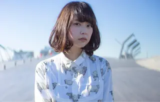 ミディアム カラー パーマ ツイスパ・波巻き 🩵片平和香奈のヘアスタイル