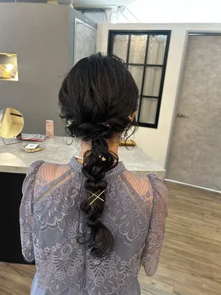 ヘアアレンジ ブリーチ／ヘアセット 🪞🌙minamiのヘアスタイル