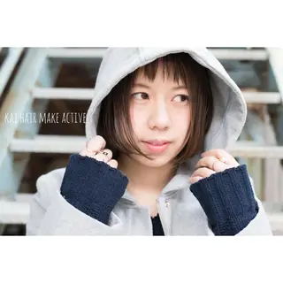 ミディアム カラー 坂東 秀幸のヘアスタイル