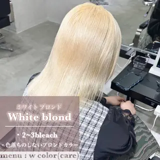 カラー ヘアアレンジ 艶髪ハイトーン/ ブロンド/Nagiのヘアスタイル