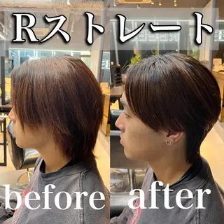 メンズ 毛流れが作れる 縮毛矯正/渡部純生のヘアスタイル