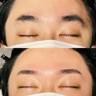 メンズ アイブロウ メンズ眉毛ワックス 青山英憲のヘアスタイル