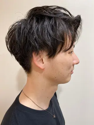 メンズ salowin渋谷kitaya park前所属・RIKA韓国ヘア/く びれヘア/上品カラーのヘアスタイル