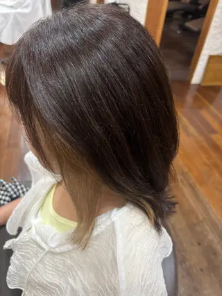 ミディアム よしかわ あいか/京都美容室のヘアスタイル