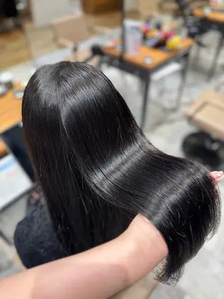 ロング カラー 新宿透明感カラー 髪質改善/吉川怜奈のヘアスタイル