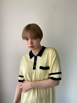 ショート ヘアアレンジ パーマ特化美容師 mikuのヘアスタイル