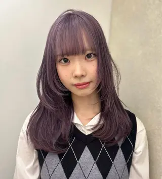 ロング カラー 🎀韓国レイヤー特化 🎀ベージュ/ミクのヘアスタイル