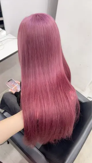 カラー GiseL さあや博多ハイトーンのヘアスタイル