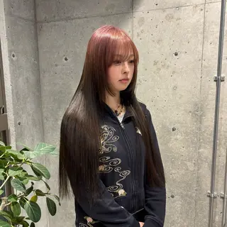 ロング カラー 🍎ダブルカラー/ ショートボブ🍎リオのヘアスタイル